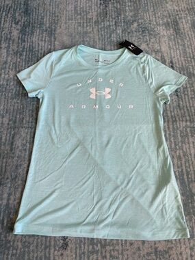 Under Armour Women's Mint Short Sleeve Logo Tee